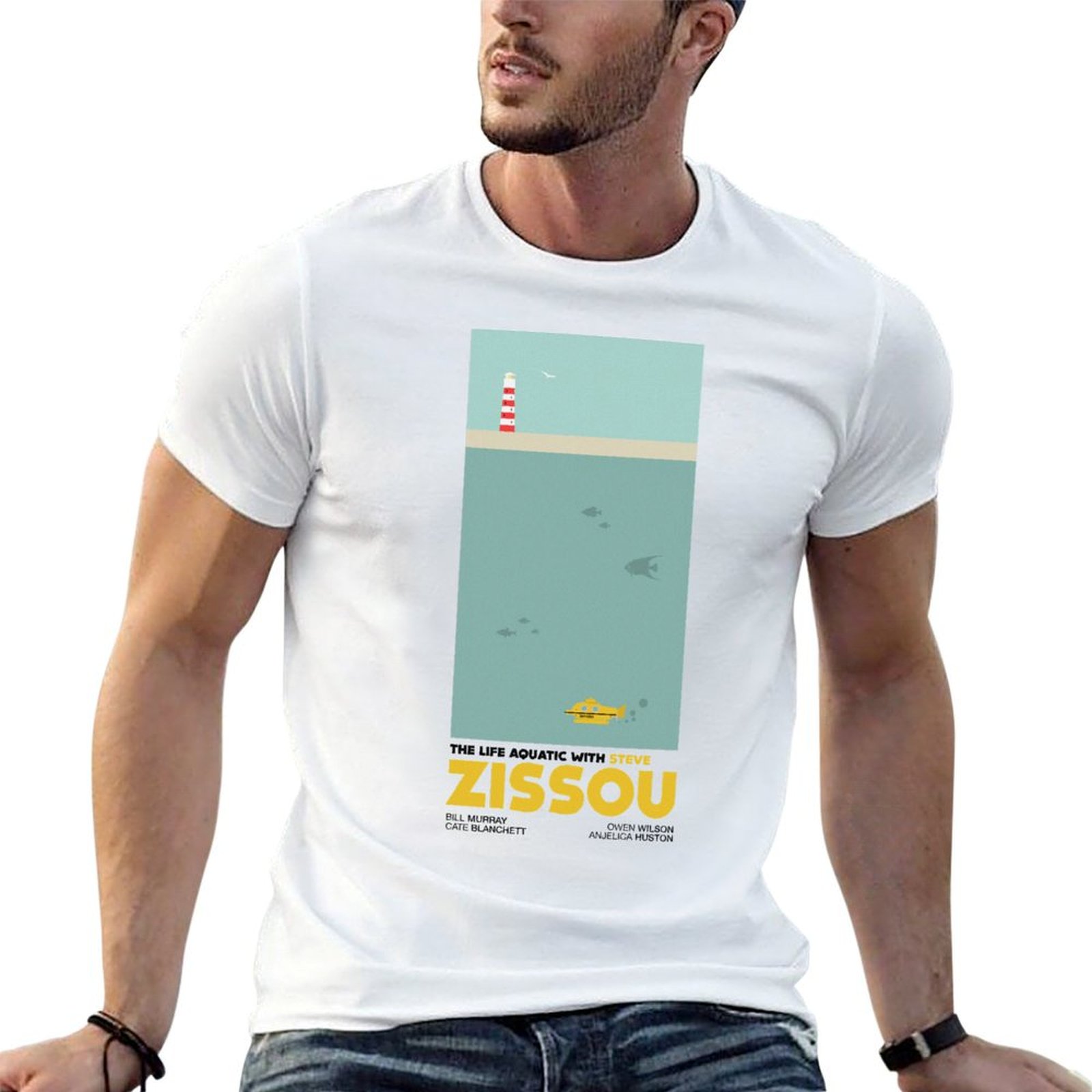 Aquatic Sports Wear - Camiseta The Life Aquatic (Com Steve