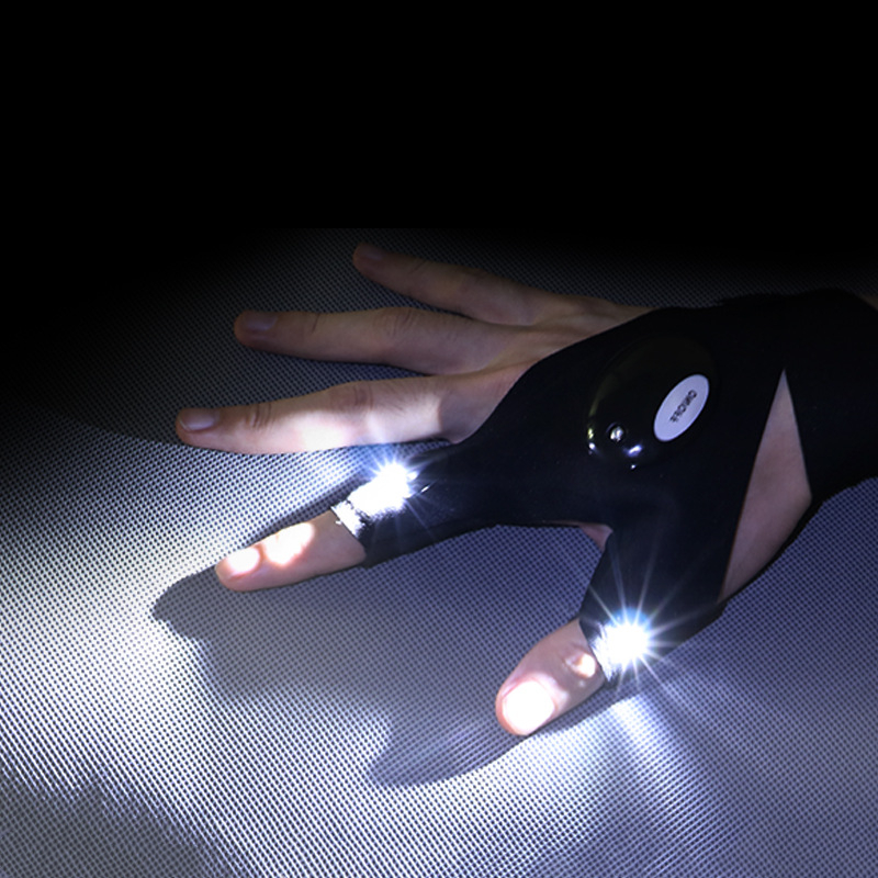 Luva sem dedos lanterna led to - Spearfishing Glove avaliação e preço