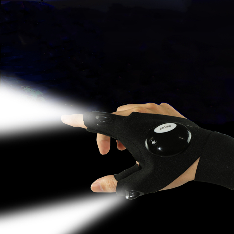 Luva sem dedos lanterna led to - Spearfishing Glove avaliação e preço